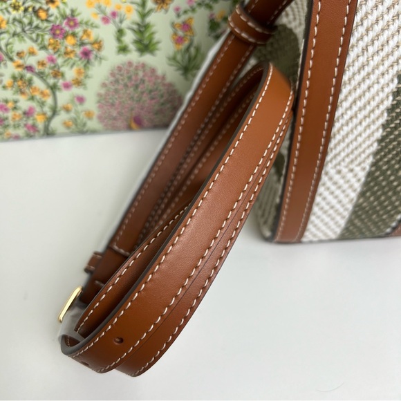 NWT Tory Burch Blake Striped Small Tote - Picture 13 of 13